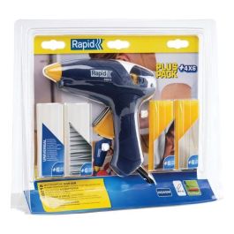 Pistola de pegamento para cola Ø 12mm - RAPID - EG212 - Blister + 4 tipos de cola Pistola de pegamento para cola Ø 12mm - RAPID - EG212 - Blister + 4 tipos de cola