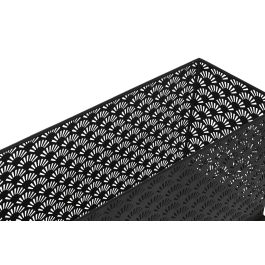 DKD Home Decor Macetero Moderno Negro Metal Set de 2 Piezas 22 x 60 x 70 cm