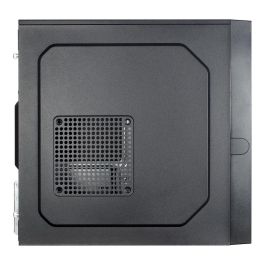 Inter-Tech IT-6505 Reto Micro Torre ATX Negro, Caja PC micro ATX, Diseño Retro con Soporte para Múltiples Bahías y Puertos USB