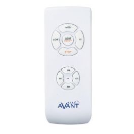 AVANT Ventilador de Techo con Luz y Mando a Distancia, 135 cm, 70 W, 3 Aspas, Color Blanco