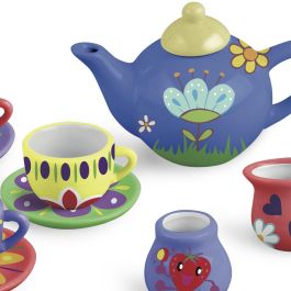 Tachan Set De Te Ceramica Little Artist R.56980/Diy002 Para Pintar