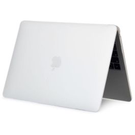 eSTUFF Funda rígida para MacBook Pro 15" con Touch Bar Transparente Mate, protege de golpes y arañazos A1707/A1990