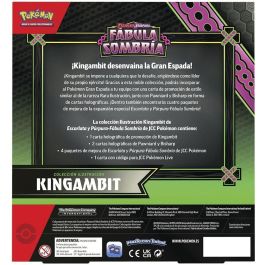 Pokémon Juego de Cartas Kingambit Fábula Sombría - Blíster Juego Cartas Coleccionables Illustrator Rare SV 6.5 Español