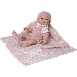 ROSA TOYS Muñeca Bebé Reborn Recién Nacido con Mantita Musical 43cm Precio: 47.49999958. SKU: B1JQ9VLTSF