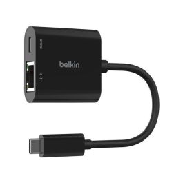 Belkin INC019BTBK Adaptador USB-C a Ethernet + Carga 100W Negro