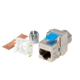 Lanberg Conector Keystone RJ-45 Cat.8.1 S/FTP Apantallado Toolless Metálico Plata Ultra Alta Velocidad Redes PoE Precio: 9.5000004. SKU: B12QRK2DBC