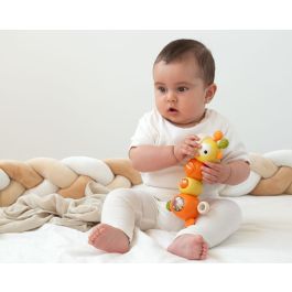 KioKids Jirafa Musical 6 en 1 para Bebés +6 Meses | Mordedor, Sonajero, Luz y Sonido | Estimulación Sensorial y Motricidad Fina