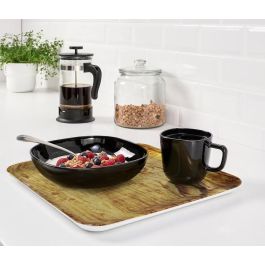 Bandeja de Melamina Wood 42x31 cm Brillo - La Mediterranea (9 Unidades) Bandeja de Melamina Wood 42x31 cm Brillo - La Mediterranea (9 Unidades)