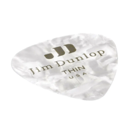Dunlop 72 Púas Classic Blanco Perlado - Thin