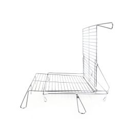 Algon Bbq Parrilla BBQ Giratoria Cromada 40x45 cm (4 Unidades)