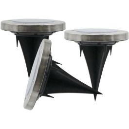 GALIX Lote de 3 focos empotrados de acero inoxidable - 0.07 w GALIX Lote de 3 focos empotrados de acero inoxidable - 0.07 w