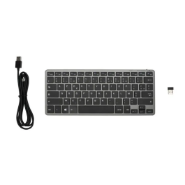Bluestork Teclado TKL Bluetooth + 2.4Ghz PC - Gris y Negro BLU3760162067750