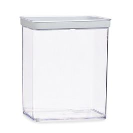 Tarro Transparente Silicona Poliestireno ABS 3,3 L 10,5 x 23,7 x 21 cm (6 Unidades)