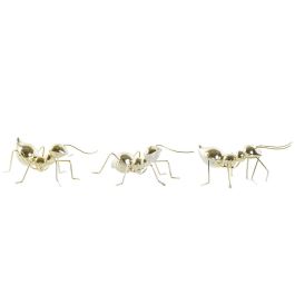 DKD Home Decor Figura Decorativa Hormiga Glam Dorado 15x11x23 cm Resina y Metal Set de 3 Unidades DKD Home Decor Figura Decorativa Hormiga Glam Dorado 15x11x23 cm Resina y Metal Set de 3 Unidades