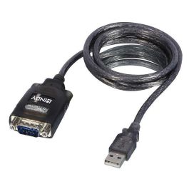 Lindy Adaptador USB a Serie RS232 con Retención de Puerto COM