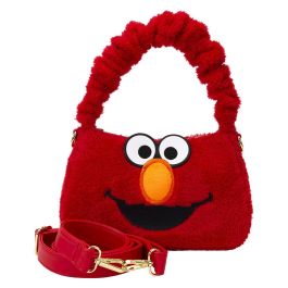 Loungefly Bolso Elmo Barrio Sésamo de Peluche con Piel Vegana, Asa Superior y Bandolera Ajustable Precio: 52.5000003. SKU: B14FLBFTYZ