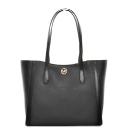 Bolso de Hombro Michael Kors Leida Negro 33 X 30 X 12 CM