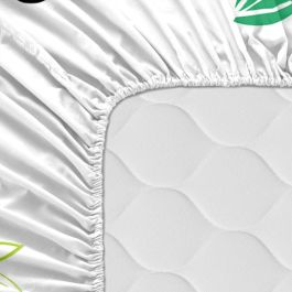 Sábana Bajera HappyFriday MOSHI MOSHI Blanco Multicolor 70 x 140 x 14 cm Oso Panda Sábana Bajera HappyFriday MOSHI MOSHI Blanco Multicolor 70 x 140 x 14 cm Oso Panda