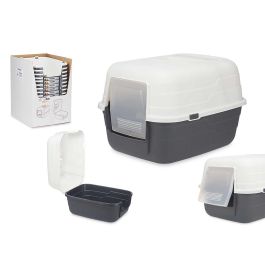 Arenero Cubierto Abatible Antracita Mascow 48x38x32 cm (12 Unidades) Precio: 133.50000059. SKU: B1A3K5ZKYJ