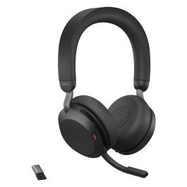 Jabra Link380a Evolve2 75 UC Stereo Auriculares Inalámbricos Diadema Negro