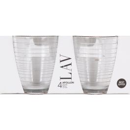 Set de 4 Vasos Apollon 340 cc - Lav (12 Cajas) Set de 4 Vasos Apollon 340 cc - Lav (12 Cajas)