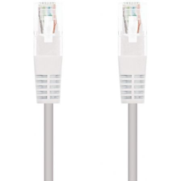 Nanocable 10.20.0110 Cable de Red Ethernet RJ45 UTP Cat.5e para Conexión de Dispositivos - Latiguillo de 10 Metros, Color Gris Nanocable 10.20.0110 Cable de Red Ethernet RJ45 UTP Cat.5e para Conexión de Dispositivos - Latiguillo de 10 Metros, Color Gris