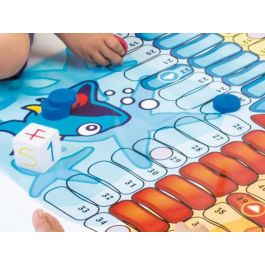 Cayro Juego Parchís Gigante para Suelo 100x100 cm de Plástico, para 2 Jugadores, Edad 5+ Años