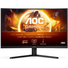 AOC CQ32G4VE Monitor Gaming Curvo 31.5" QHD (2560x1440) 0.5ms 180Hz Fast VA HDR10 Negro