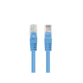 Lanberg PCU6-10CC-0750-B Cable de Red Cat6 U/UTP 7,5 m Azul con Conectores RJ-45