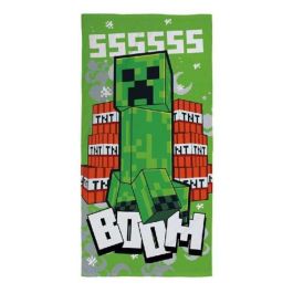 Toalla de Playa Minecraft Verde 100 % poliéster 70 x 140 cm Precio: 8.49999953. SKU: B1C3VZ9WPN