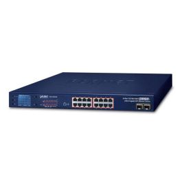 Planet Switch 16 puertos PoE Gigabit 10/100/1000T 802.3at + 2 SFP 1000X Gigabit monitor LCD Precio: 300.49999947. SKU: B1FX7WXS4L