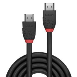 Lindy Black Line Cable HDMI de Alta Velocidad 2m, Soporta 4K@60Hz 4:4:4 8bit, 18Gbps, Triple Blindaje