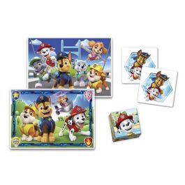 Clementoni Puzzle Edukit 4 en 1 Paw Patrol Rompecabezas para Niños +3 Años