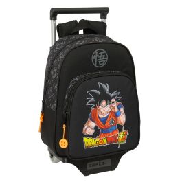 Mochila Escolar con Ruedas Dragon Ball Combat Negro 27 x 33 x 10 cm