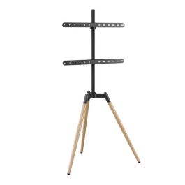 Gembird TVS-65S-01 Soporte para TV 32-65" hasta 32kg VESA 100x100-600x400mm Giratorio y Ajustable en Altura Negro/Madera