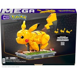 Mega Construx MATHGC23HGC23 Pokémon Pikachu In Motion Set de Construcción para 12 años y más