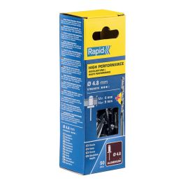 Rapid 5000388 Blister 50 Remaches de Aluminio Ø4.8x12mm con Broca para Señalización y Carrocería Precio: 6.50000021. SKU: S7918123