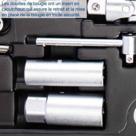 Scheppach TB94: Maleta de Herramientas de 95 Piezas con Herramientas de Acero al Cromo Vanadio