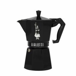 Cafetera Italiana Bialetti MOKA EXCLUSIVE Negro Aluminio 6 Tazas