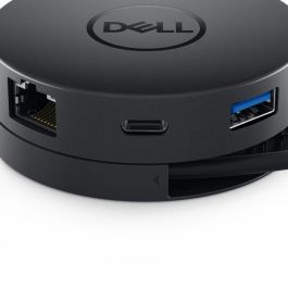 Dell USB-C Mobile Adapter, HDMI/ VGA/ DisplayPort/ RJ-45, 80 g, Black