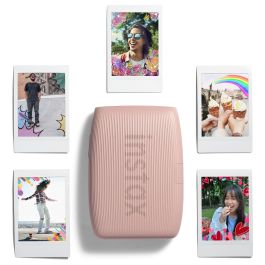 Fujifilm Instax Mini Link 3 - Impresora de fotos instantáneas compacta, conexión inalámbrica, efectos AR, modo collage, USB-C, impresión desde vídeo, ideal para selfies
