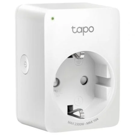 Tp-Link Enchufe Inteligente WiFi Tapo P100, Control Remoto, Programación, Control por Voz, Diseño Compacto, Fácil Instalación