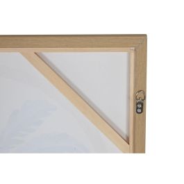 Cuadro Home ESPRIT Verde Beige Palmeras Colonial 75 x 4 x 100 cm (2 Unidades)