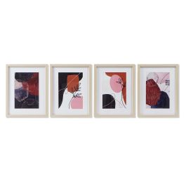 DKD Home Decor Cuadro de Pared Moderno Abstracto Multicolor PS 35x45 cm - Pack 4 Unidades con Diseños Surtidos Precio: 18.60738. SKU: B155SD8ZWC