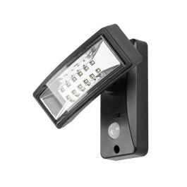 RABALUX RAB-77019 Aplique Solar Exterior Valpovo LED 2,4W 250Lm 4000K Sensor Movimiento IP44 Negro