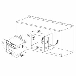 Horno Multifunción Cecotec Bolero Hexa M224500 Edge 2600 W 53 L