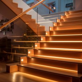 Muvit Tira Led Neon Ip65 5m, Blanco Cálido 3000K, Control Remoto, 120 LEDs/m, 2600lm, DC 12V