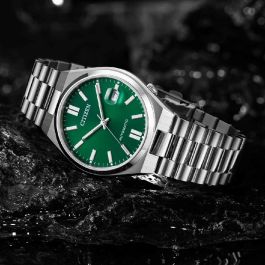 Reloj Hombre Citizen TSUYOSA AUTOMATIC Verde Plateado (Ø 40 mm) Reloj Hombre Citizen TSUYOSA AUTOMATIC Verde Plateado (Ø 40 mm)