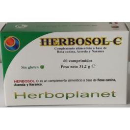 Herbosol C 60 Comprimidos. Vitamina C para el Sistema Inmune y Formación de Colágeno. Con Rosa Canina y Acerola. Precio: 25.4999998. SKU: B19TK7MBFN