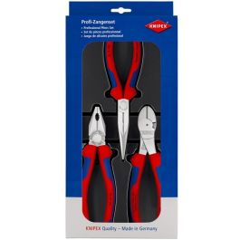 Knipex 00 20 11 V01 Juego de alicates de montaje de 3 piezas, Acero/Plástico, mangos Azul/Rojo, 180-200mm Precio: 106.50000009. SKU: B1FMP7BW3P